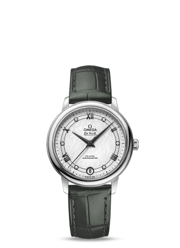 Omega De Ville Prestige Co-Axial 32.7 Stainless Steel / Vintage Silk Silver